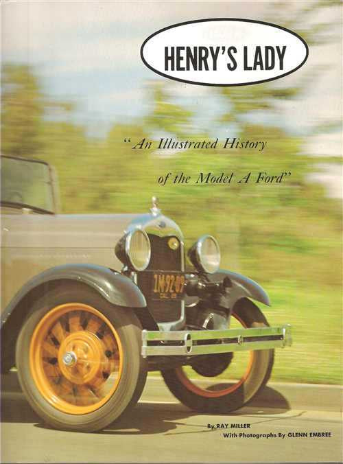 Book cover titled 'Henry's Lady' with Model A Ford illustration.