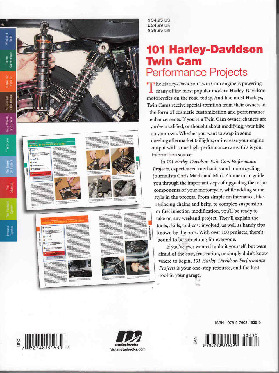 101 Harley-Davidson Twin Cam Performance Projects - back