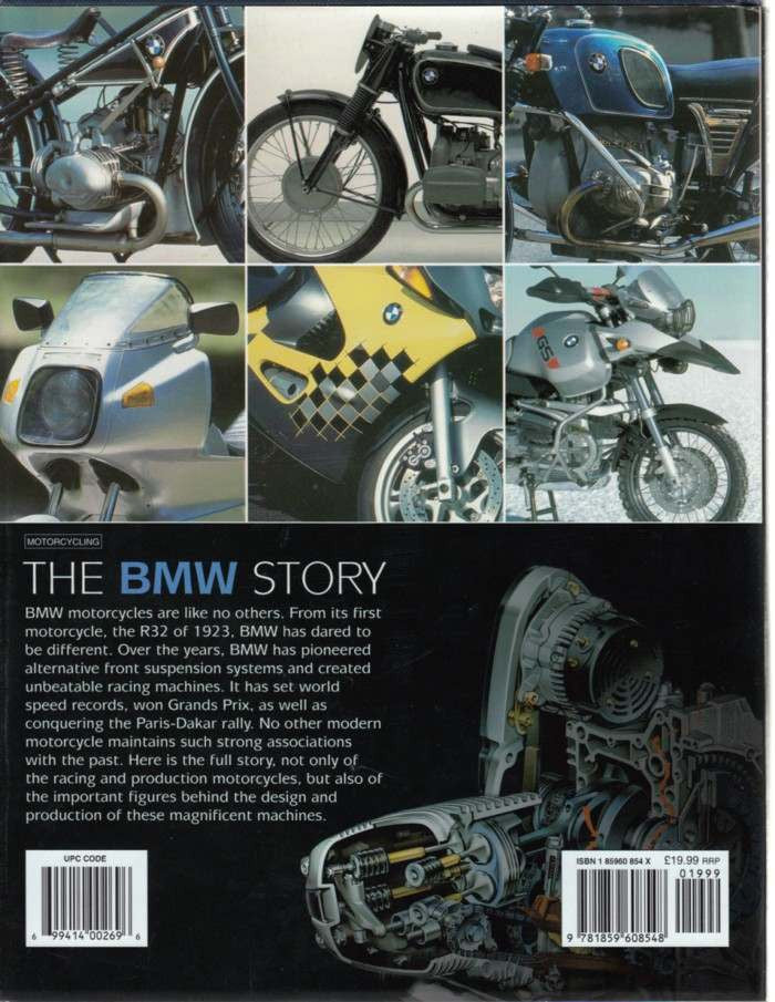 The BMW Story Back Cover