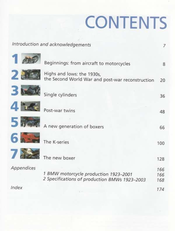 The BMW Story Contents