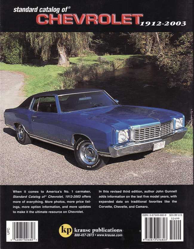 Standard Catalog of Chevrolet 1912 - 2003