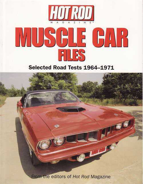 Hot Rod Muscle Car Files book cover with red 1960s car and title text
