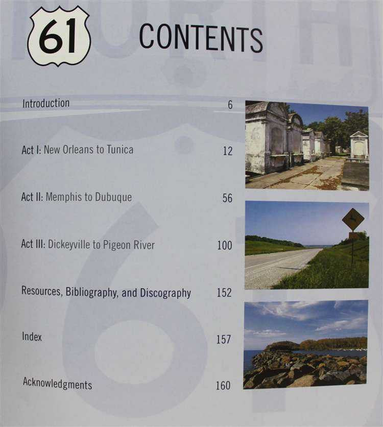 Book contents page with "Contents" header and numbered chapter sections list