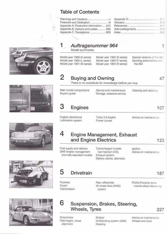 Porsche 911 (964) Enthusiast's Companion: Carrera 2, Carrera 4 and Turbo 1989 -