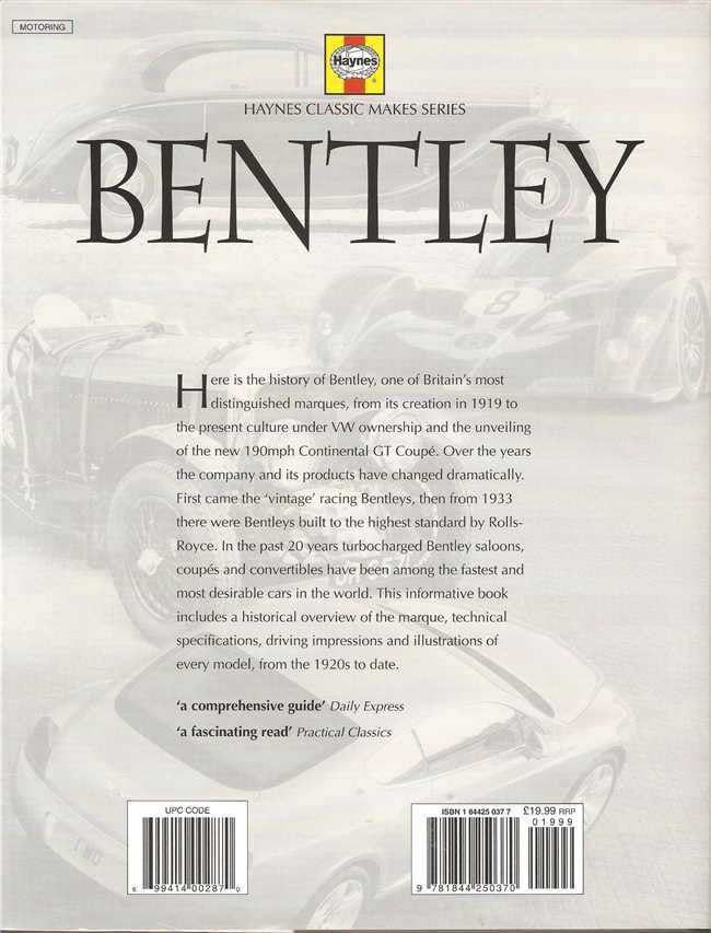 Bentley A Legend Reborn