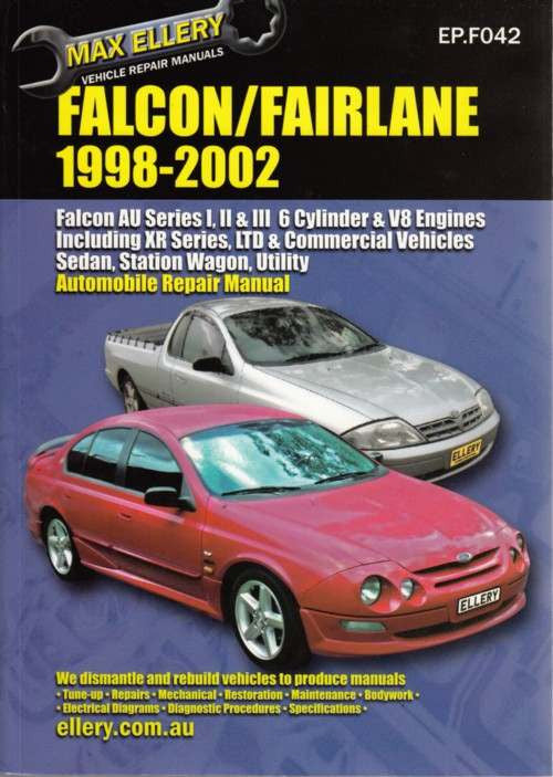 Ford Falcon, Fairlane AU I, II, III 1998 - 2002 Workshop Manual
