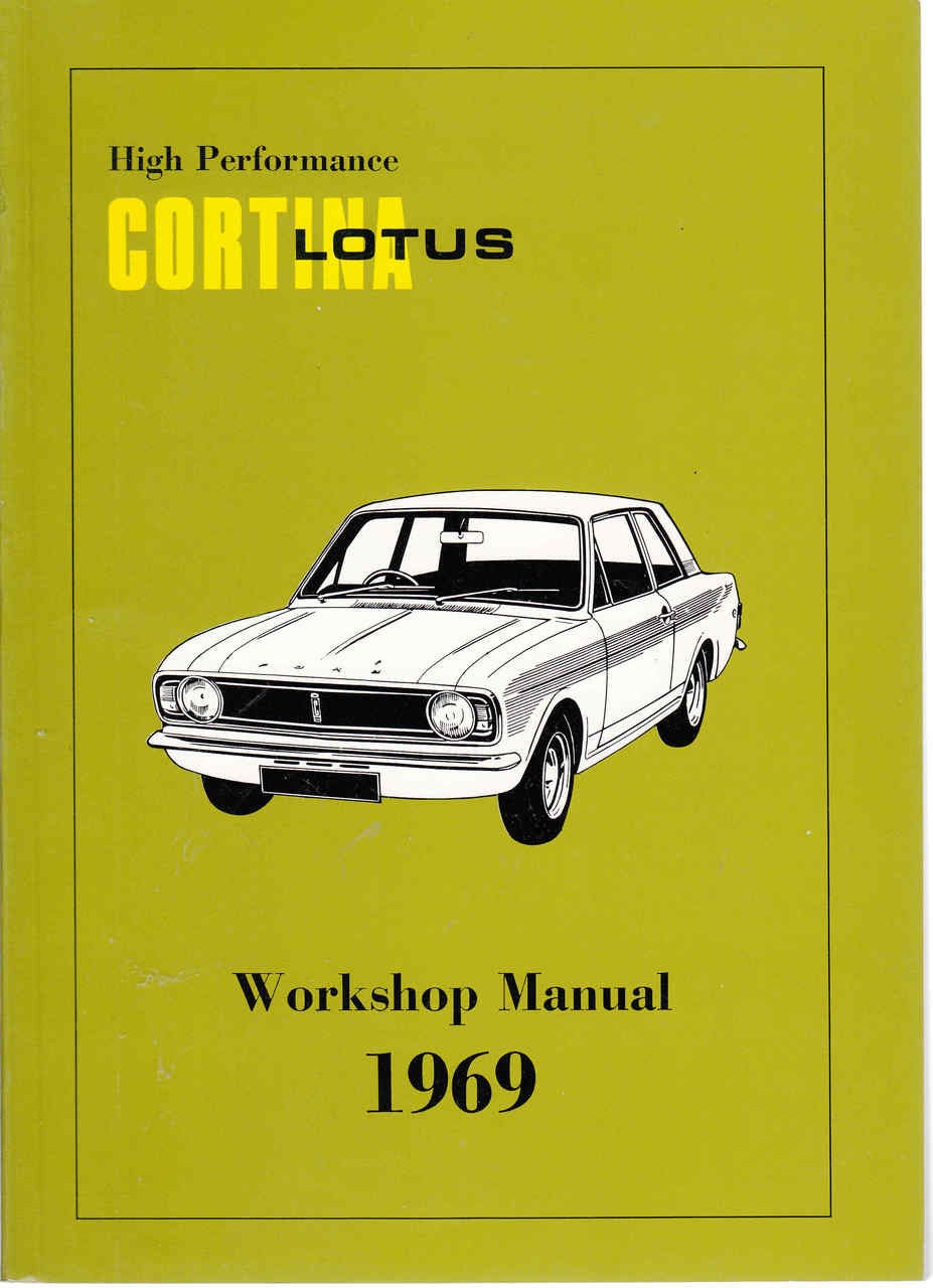 High Performance Lotus Cortina 1969 Workshop Manual - front