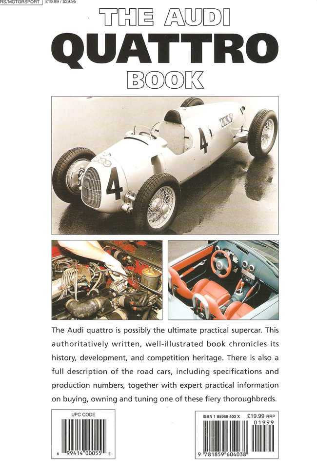 The Audi Quattro Book: Buying, Repairing and Tuning