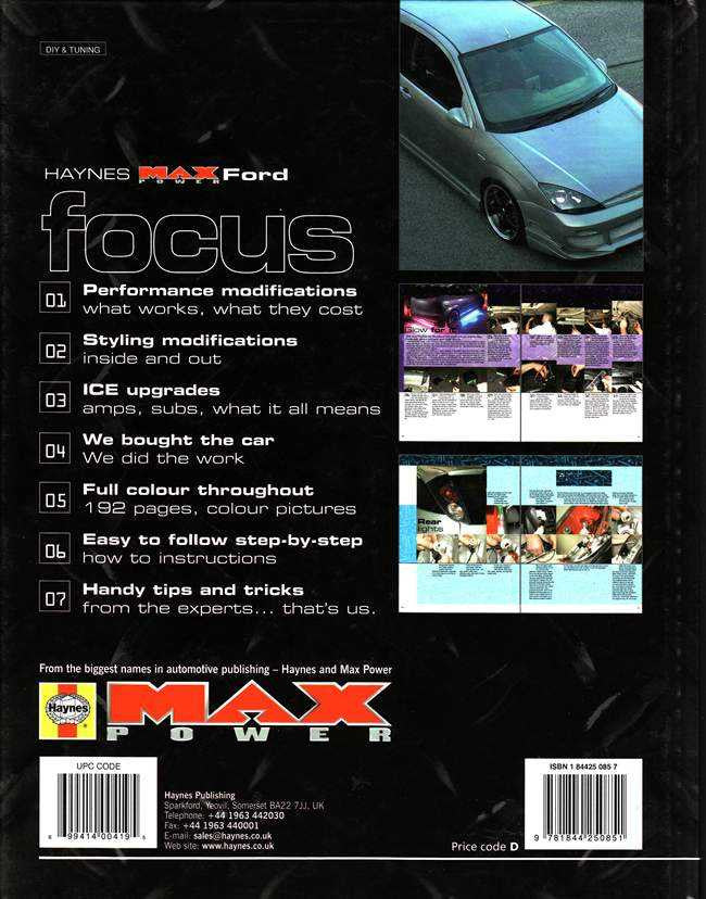 Ford Focus The Definitive Guide To Modifying
