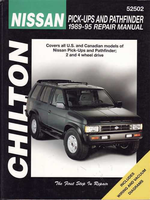 Nissan Pick-Ups and Pathfinder 1989 - 1995 Workshop Manual
