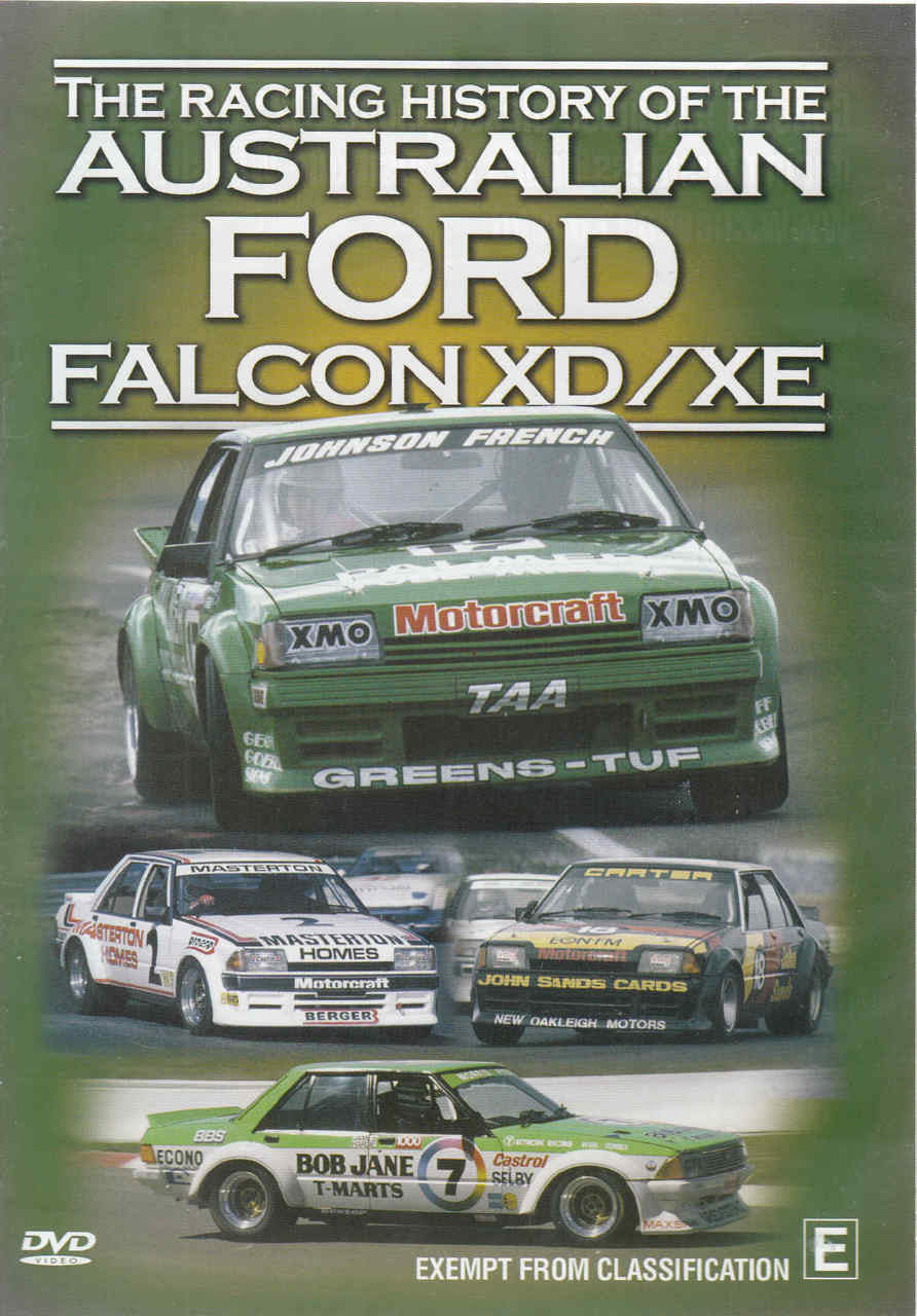 The Racing History Of The Australian Ford Falcon XD / XE DVD  - front