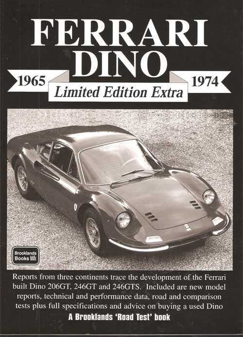 Ferrari Dino 1965 - 1974 Limited Edition Extra