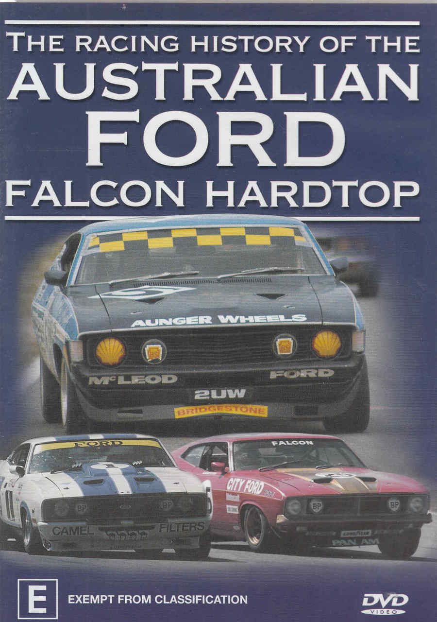 The Racing History Of The Australian Ford Falcon Hardtop DVD  - front