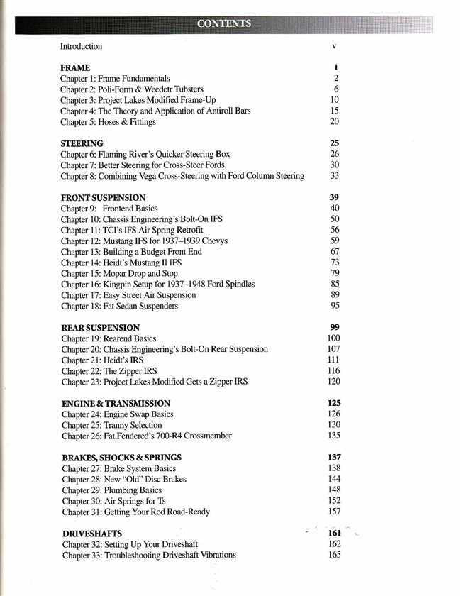 Street Rodder's Chassis &amp; Suspension Handbook