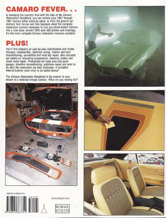 Camaro Restoration Handbook