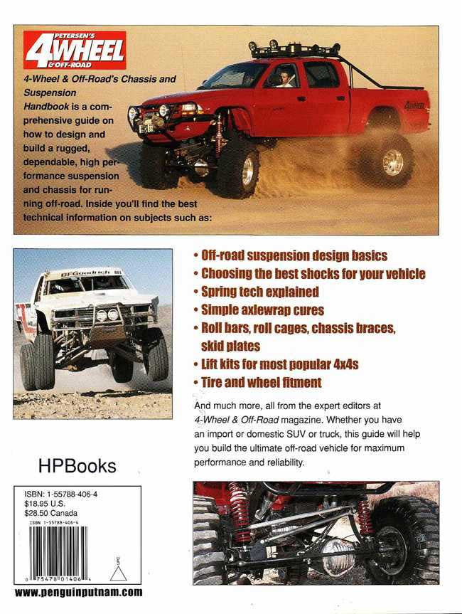 4 Wheel &amp; Off Road Chassis &amp; Suspension Handbook