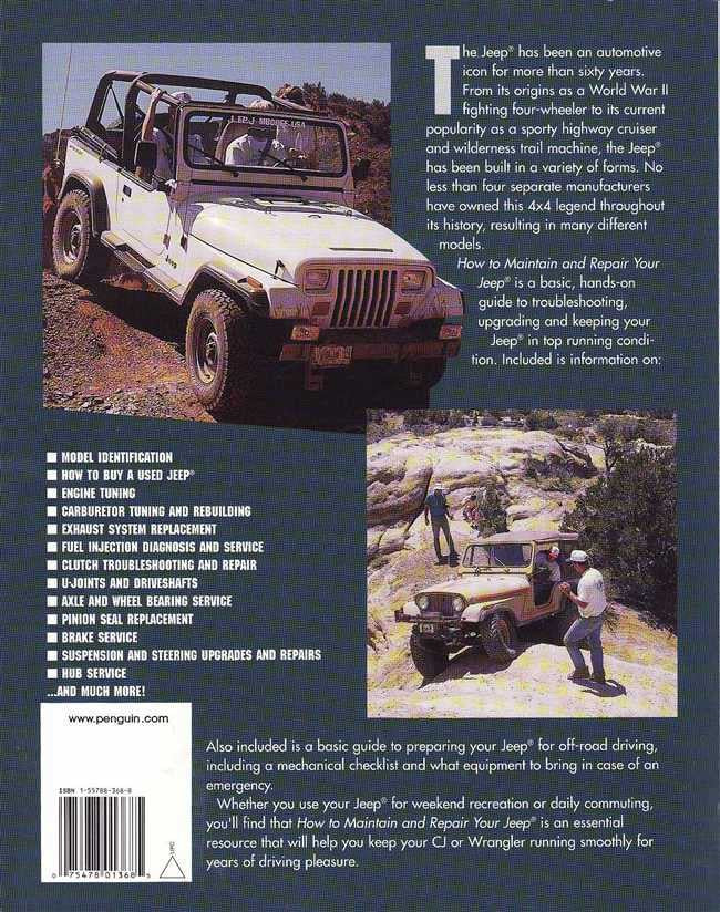 How to Maintain and Repair Your Jeep