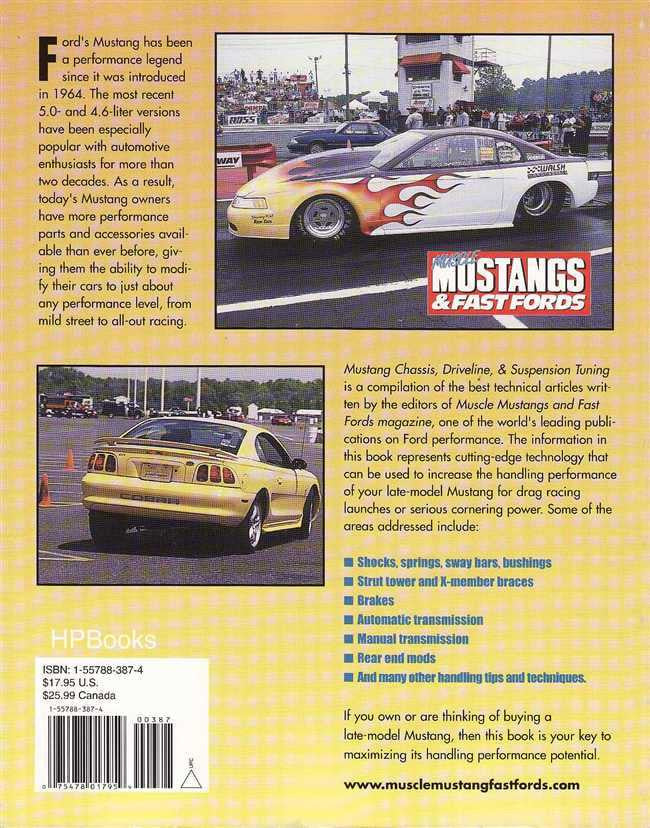 Mustang Chassis, Driveline &amp; Suspension Tuning