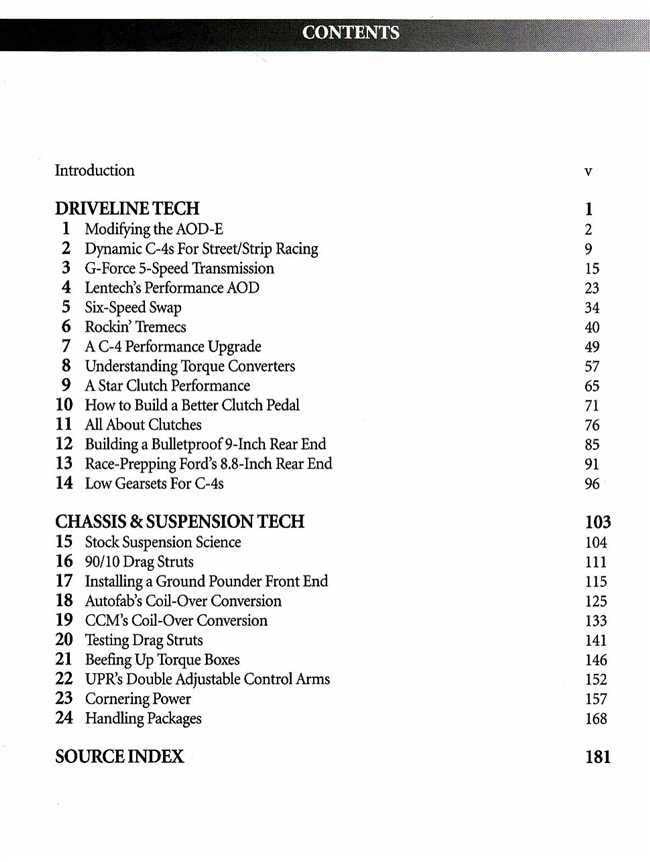 Mustang Chassis, Driveline &amp; Suspension Tuning