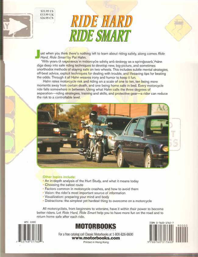 Ride Hard Ride Smart: Ultimate Street Strategies for Advanced Motorcyclist