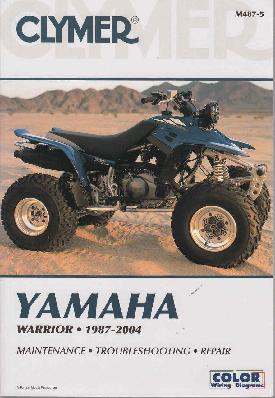 Yamaha Warrior YFM350X ATVs 1987 - 2004 Workshop Manual  - front