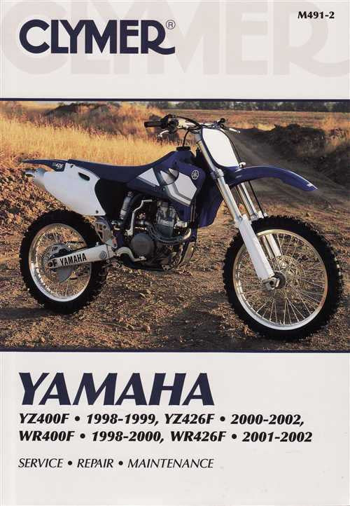 Yamaha YZ400F, YZ426F, WR400F, WR426F 1998 - 2002 Workshop Manual
