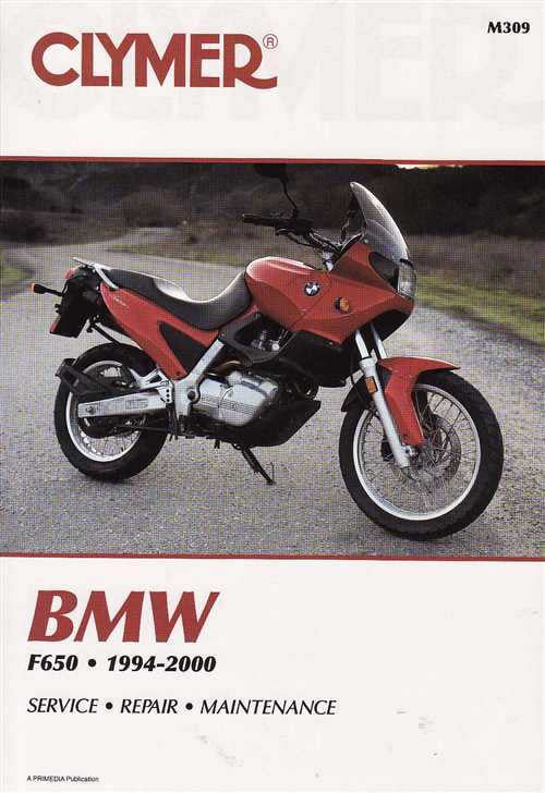 BMW F650 1994 - 2000 Workshop Manual