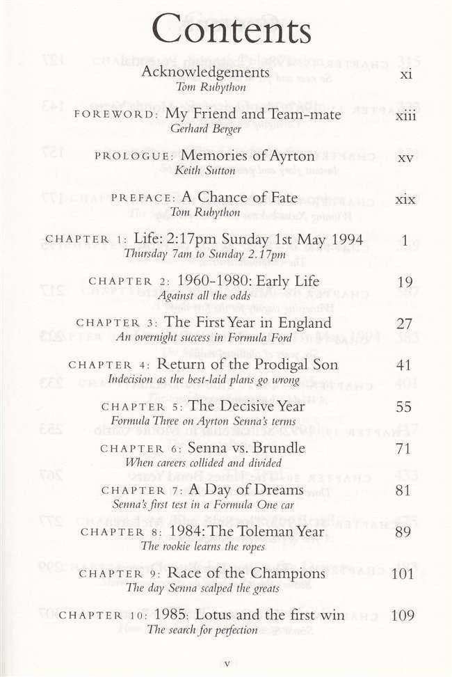 The Life Of Senna: The Biography Of Ayrton Senna (Softbound Edition)