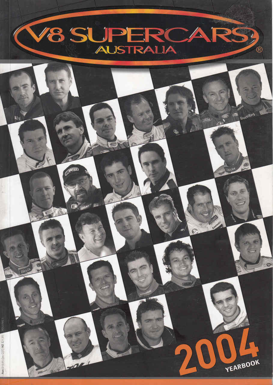 V8 Supercars Australia 2004 Yearbook ( 9771832247000) - front