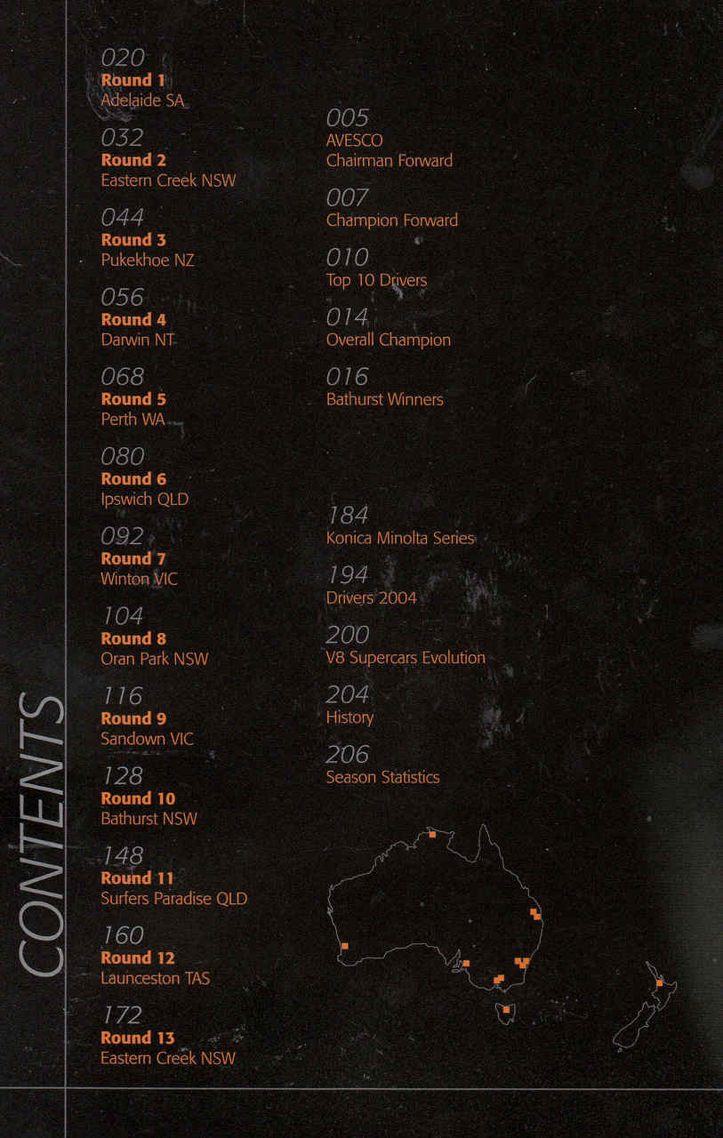 V8 Supercars Australia 2004 Yearbook ( 9771832247000) - cont