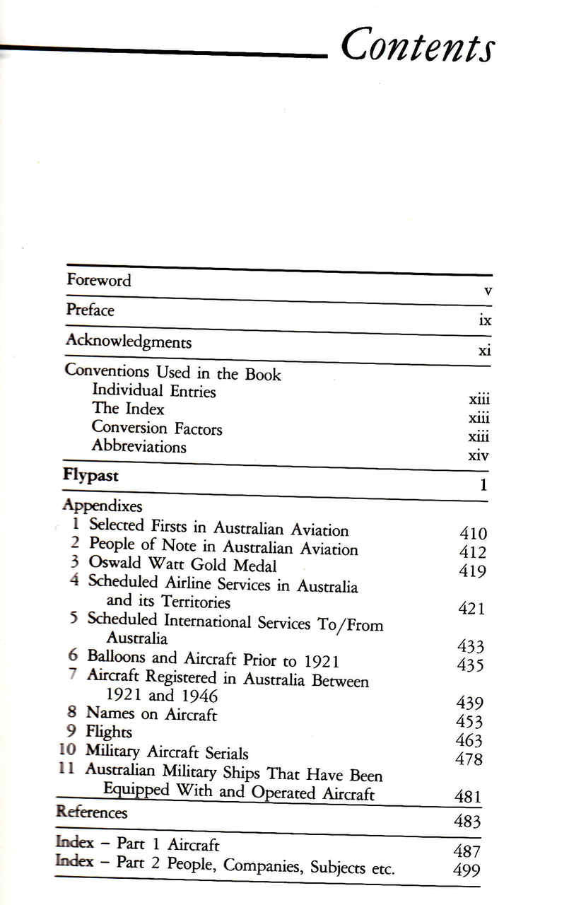 Flypast: A Record of Aviation in Australia (9780644079181) - cont