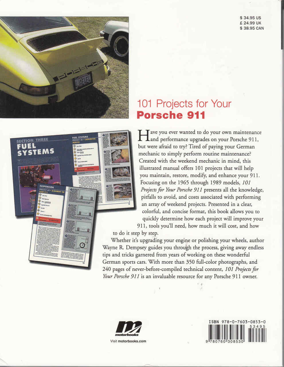 101 Projects for Your Porsche 911 - back
