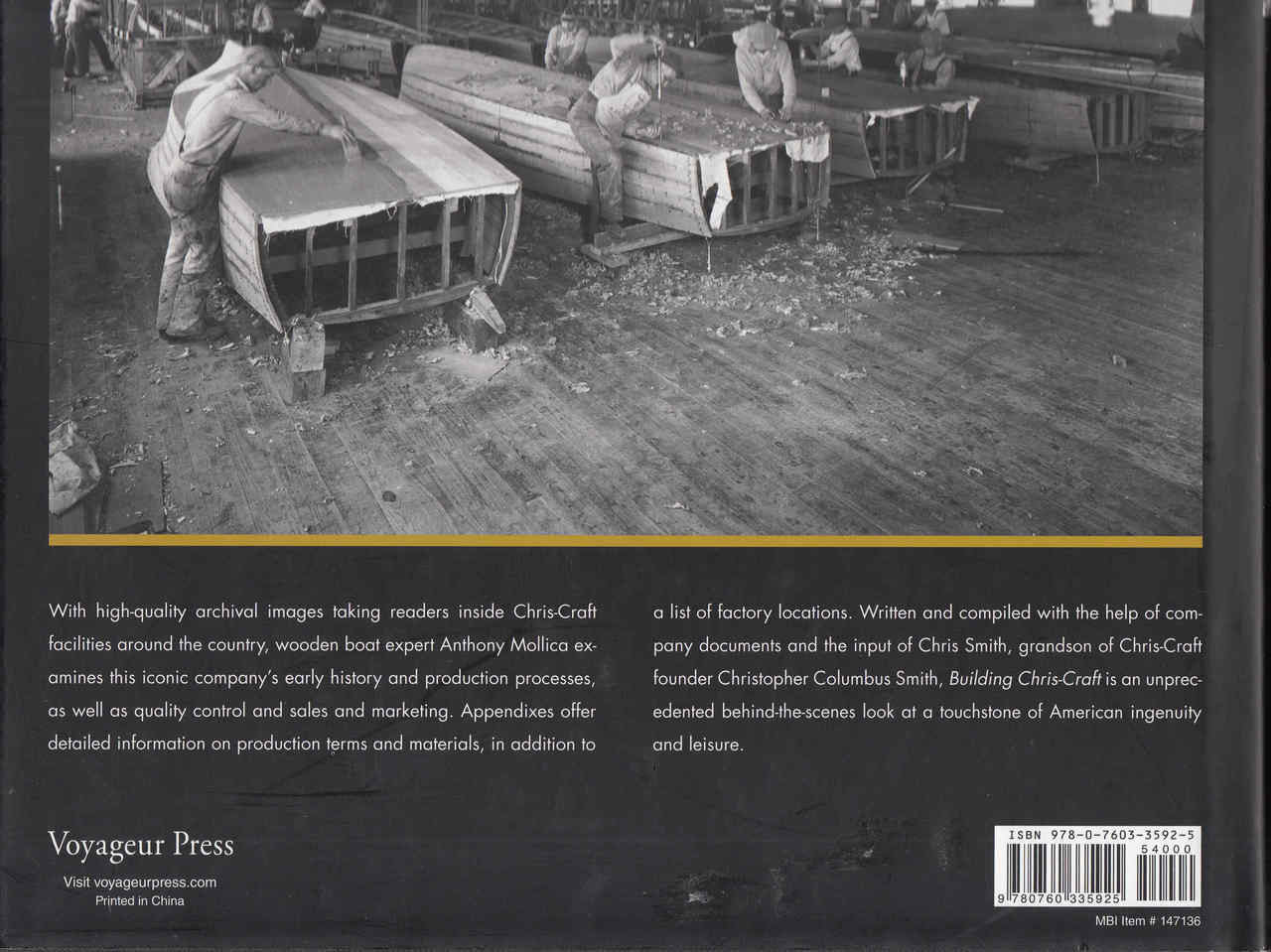 Building Chris-Craft: Inside The Factories (9780760335925) - back