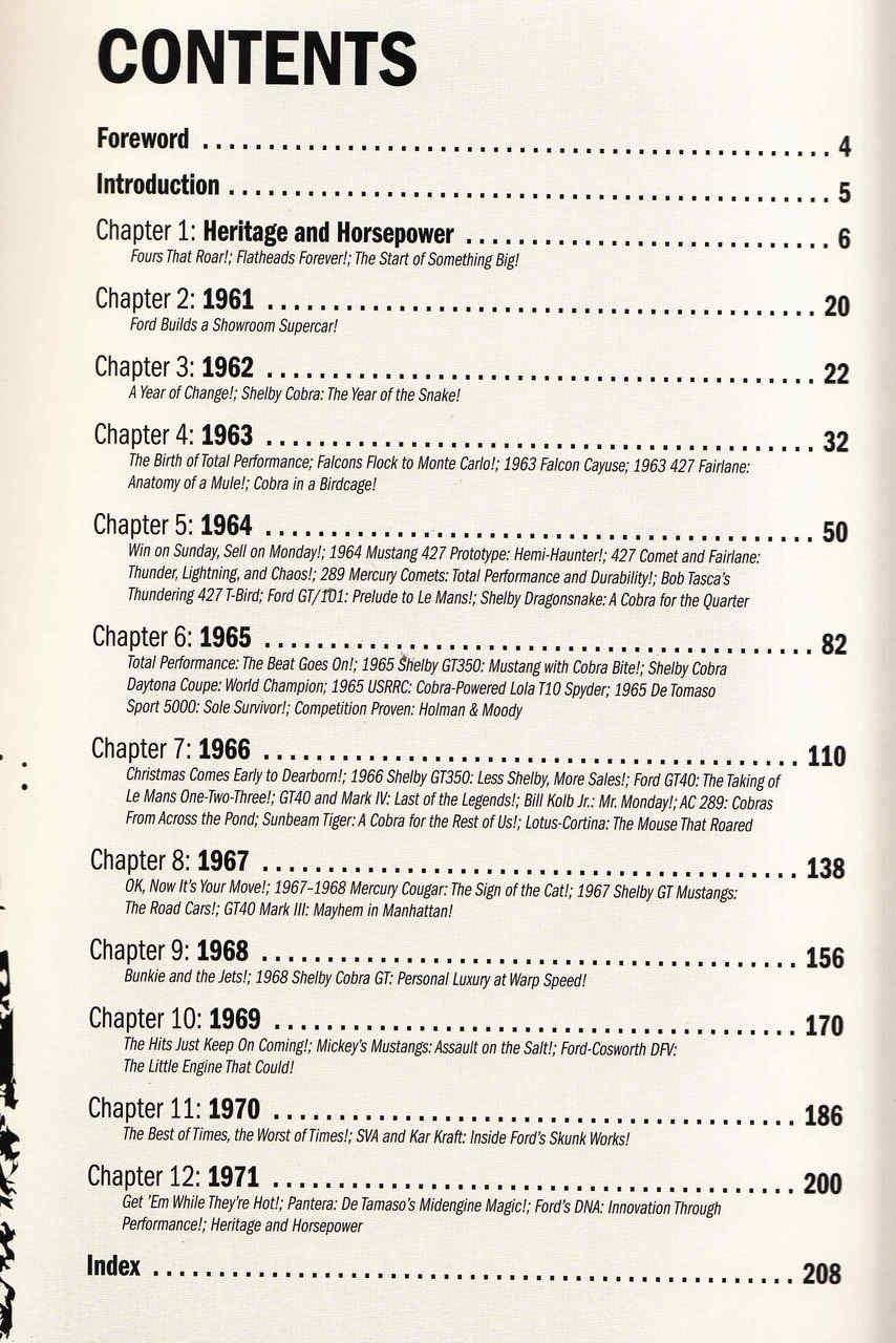 Ford Total Performance: Ford's Legendary High-Performance Street and Race Cars - cont