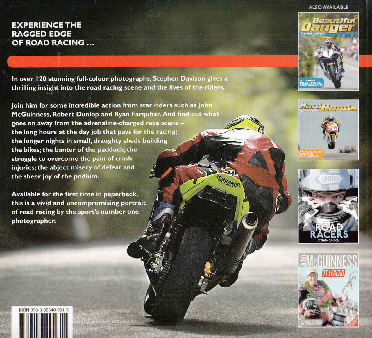 Ragged Edge: Behind The Scenes With The World's Greatest Road Racers (Paperback Edition) (9780856409615) - back