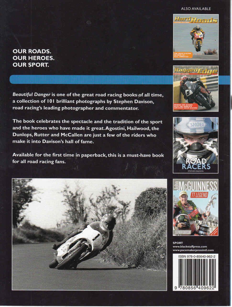 Beautiful Danger: 101 Great Road Racing Photographs (Paperback Edition) (9780856409622) - back