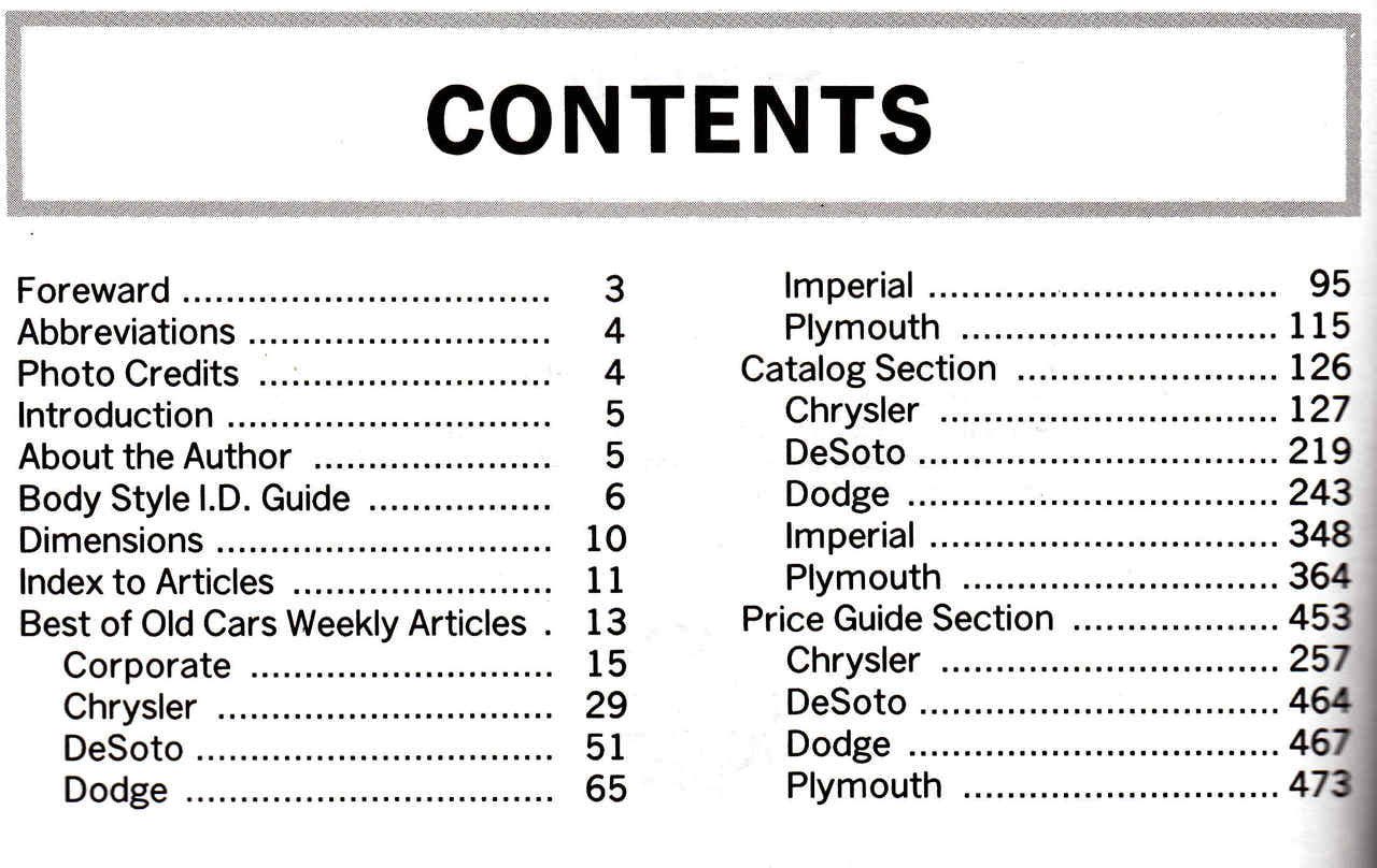 Standard Catalog of Chrysler 1924-1990 (9780873411424) - cont