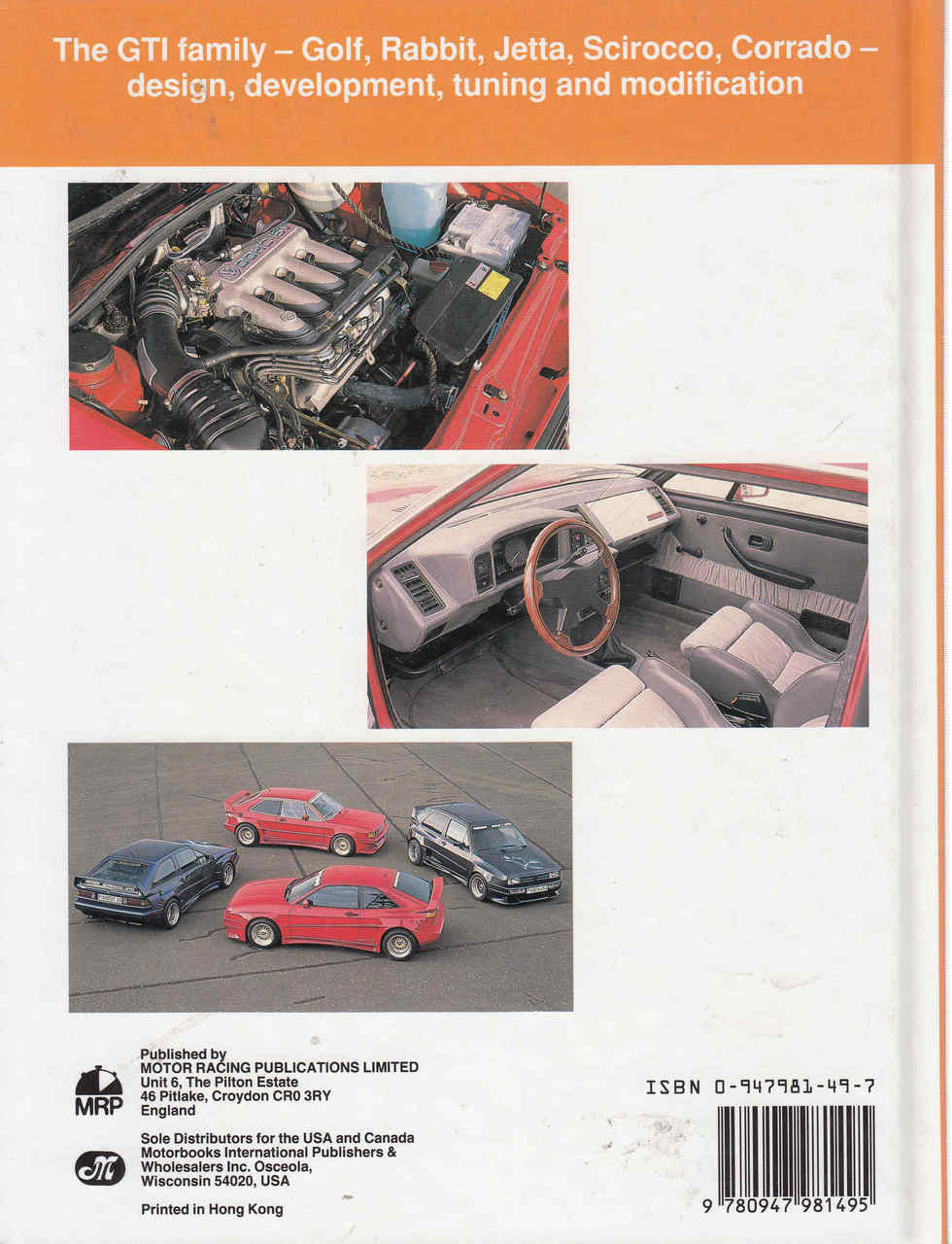 VW Power and Style (9780947981495) - back
