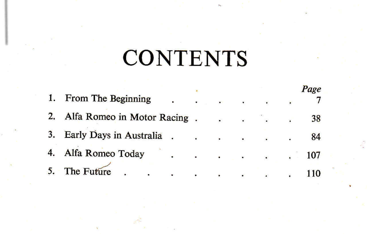 Alfa Romeo (Evan Green) (9780959663709) - cont