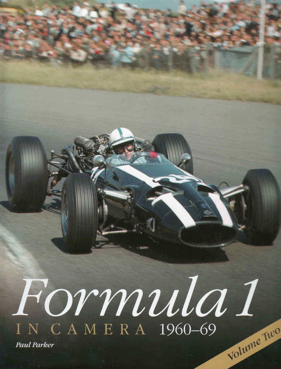 Formula 1 In Camera 1960–69 Volume 2 book cover with blue racing car and title
