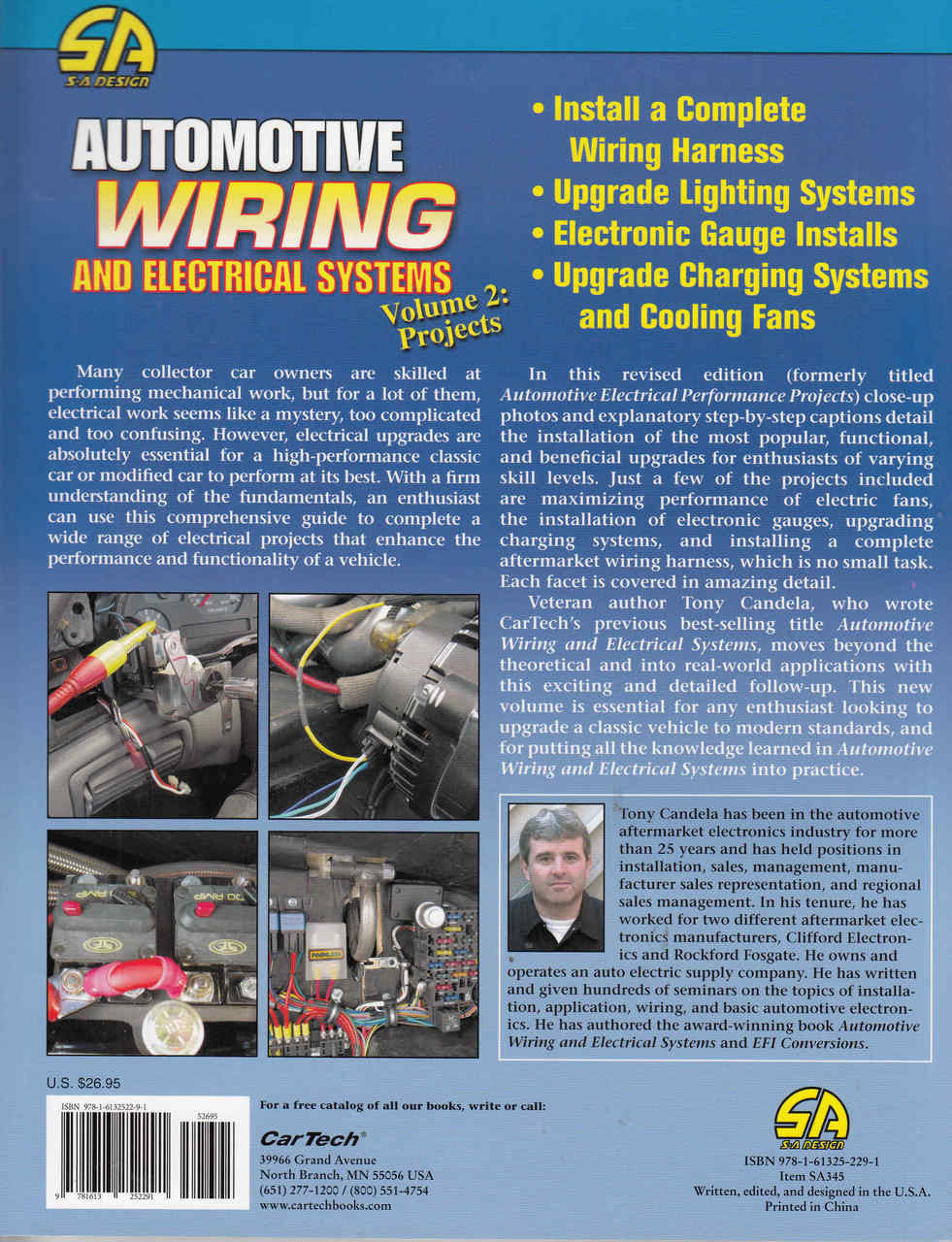 Automotive wiring and electrical systems book, Volume 2 projects cover