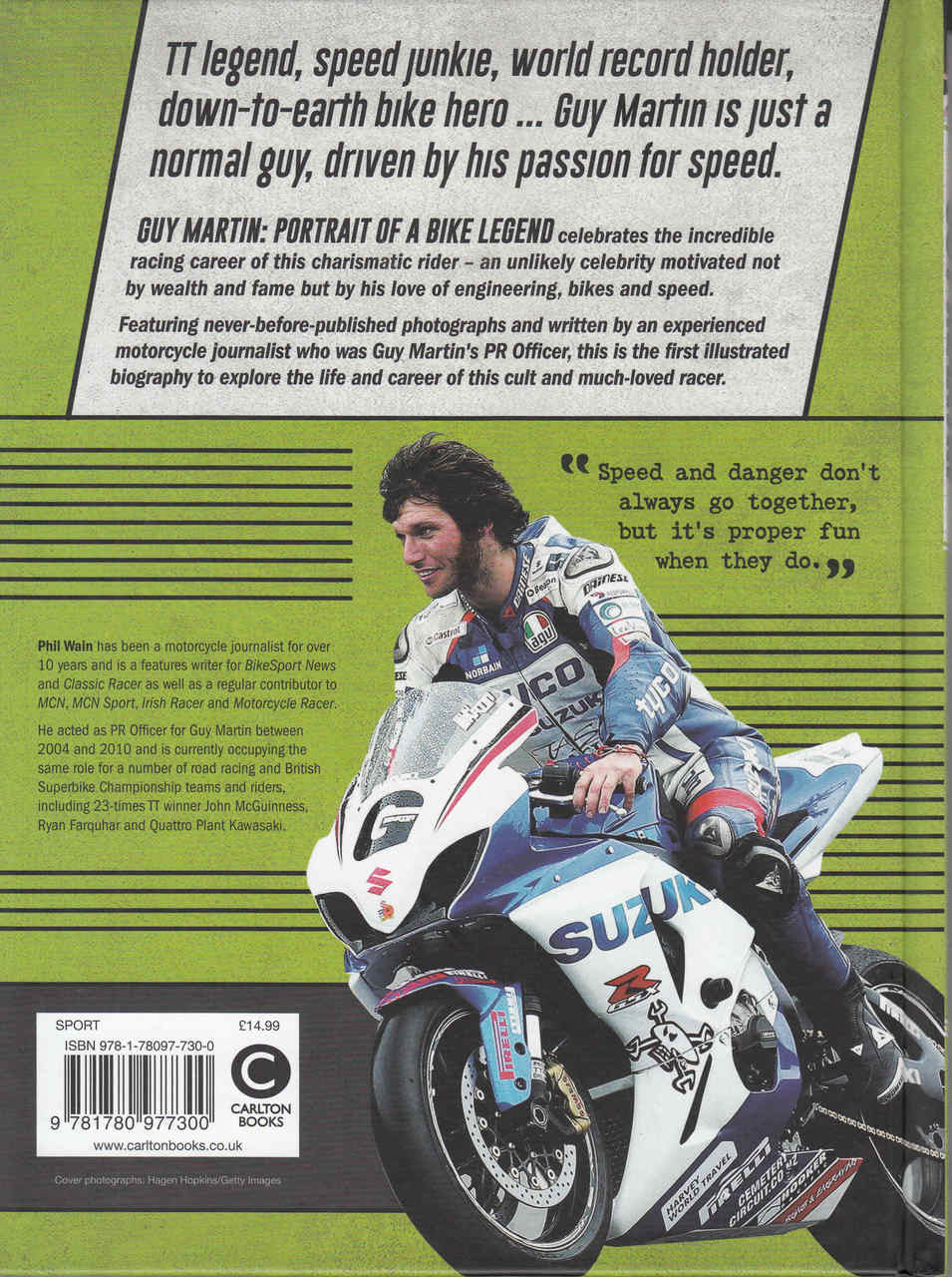 Guy Martin: Portrait Of A Bike Legend - back