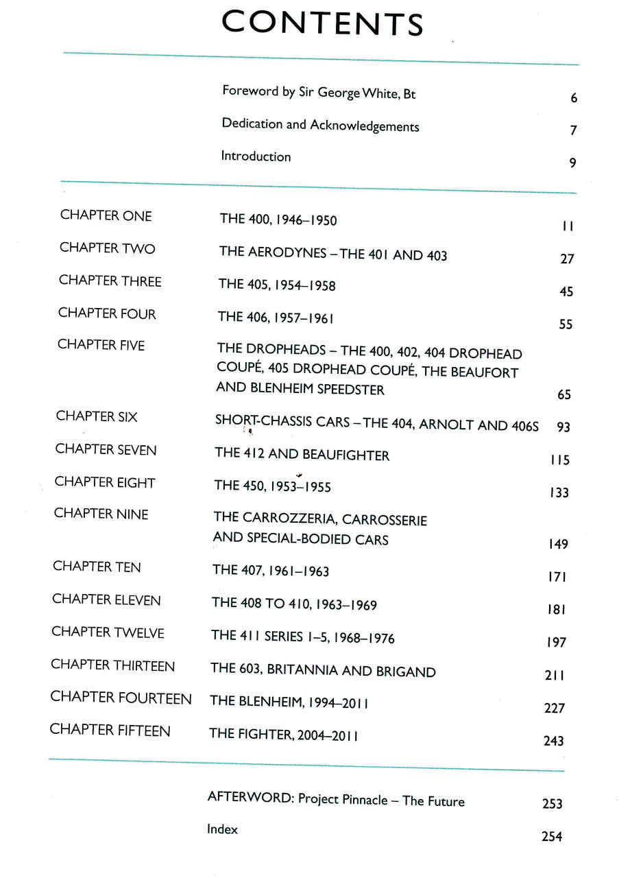 Bristol Cars: Model By Model - cont