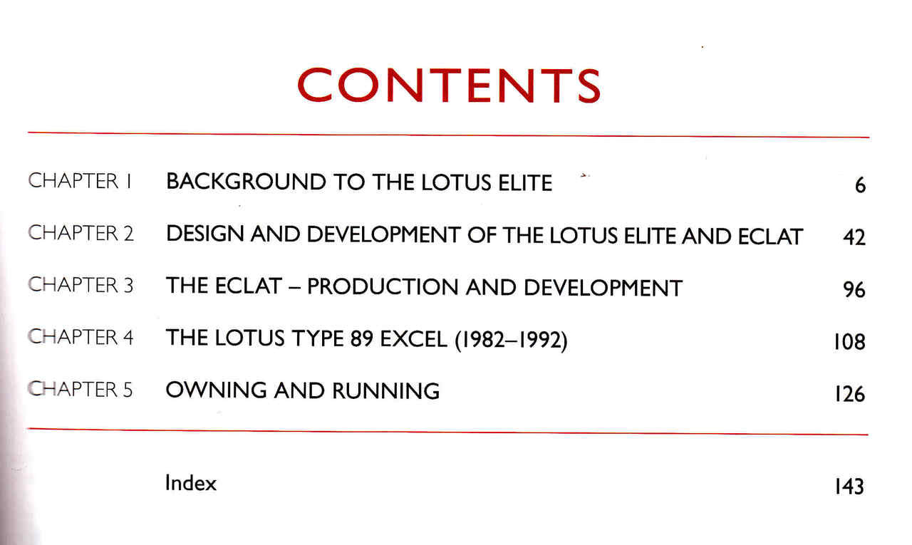 Lotus Elite, Eclat and Excel: An Enthusiast's Guide (9781785000782) - cont