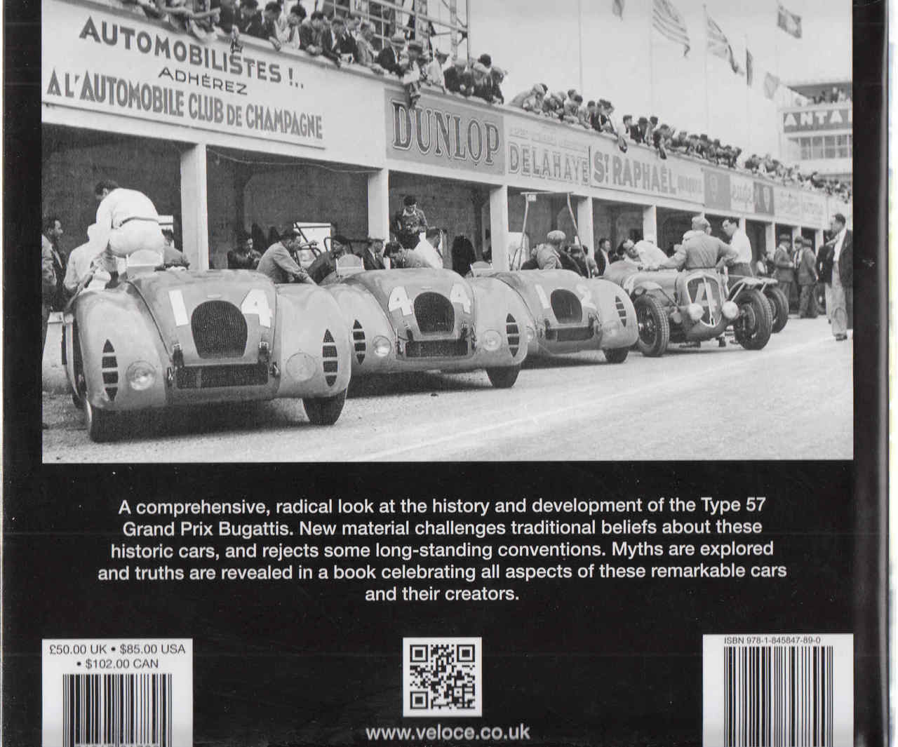 Bugatti Type 57 Grand Prix - A Celebration - back