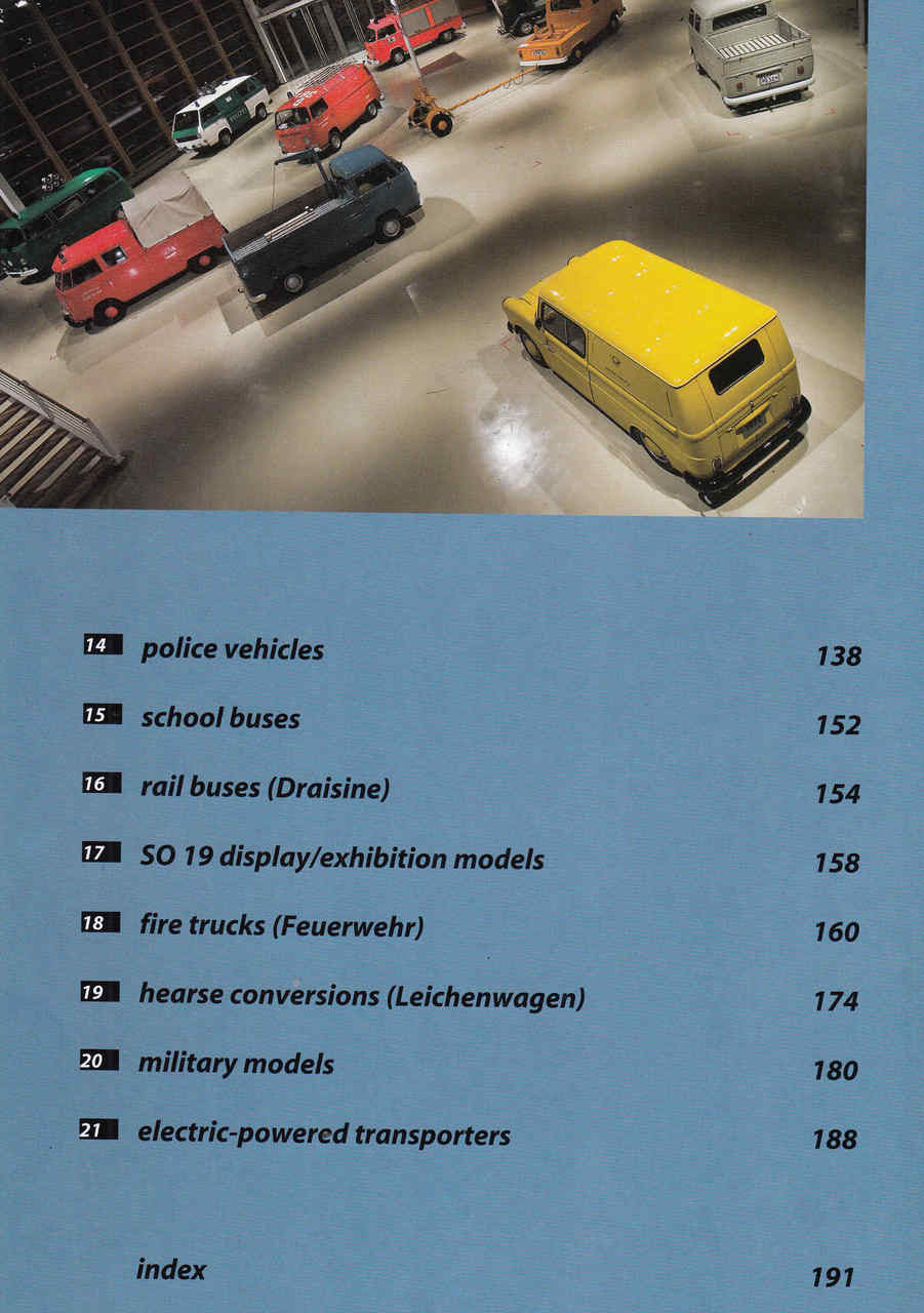 VW Bus and Pick-Up: Special Model: SO (Sonderausfuhrengen) - cont 2