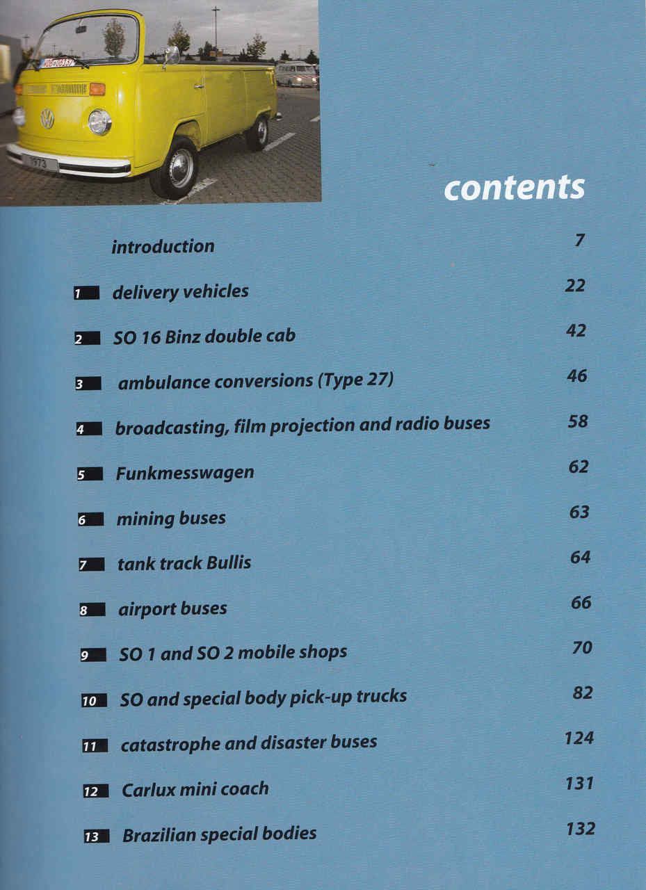 VW Bus and Pick-Up: Special Model: SO (Sonderausfuhrengen) - cont