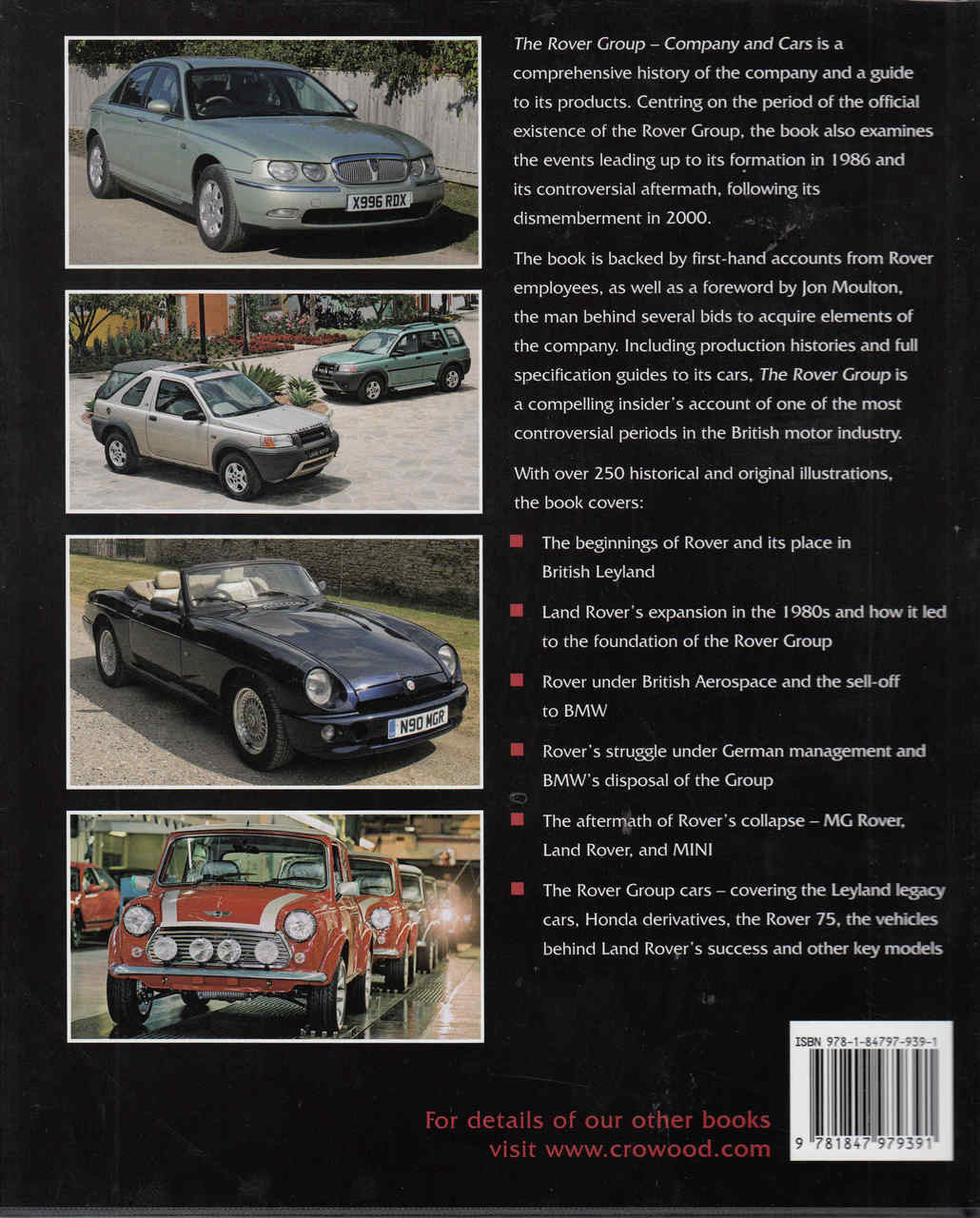 The Rover Group: Company And Cars 1986-2000 - back