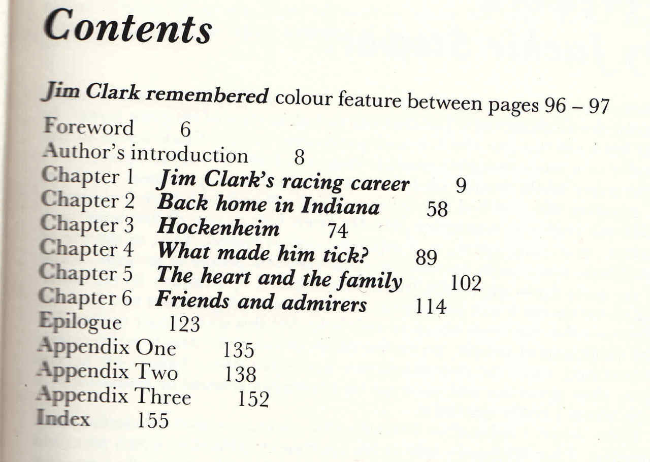 Jim Clark: The Legend Lives On (3rd Edition with colour section) (9781852601447) - cont