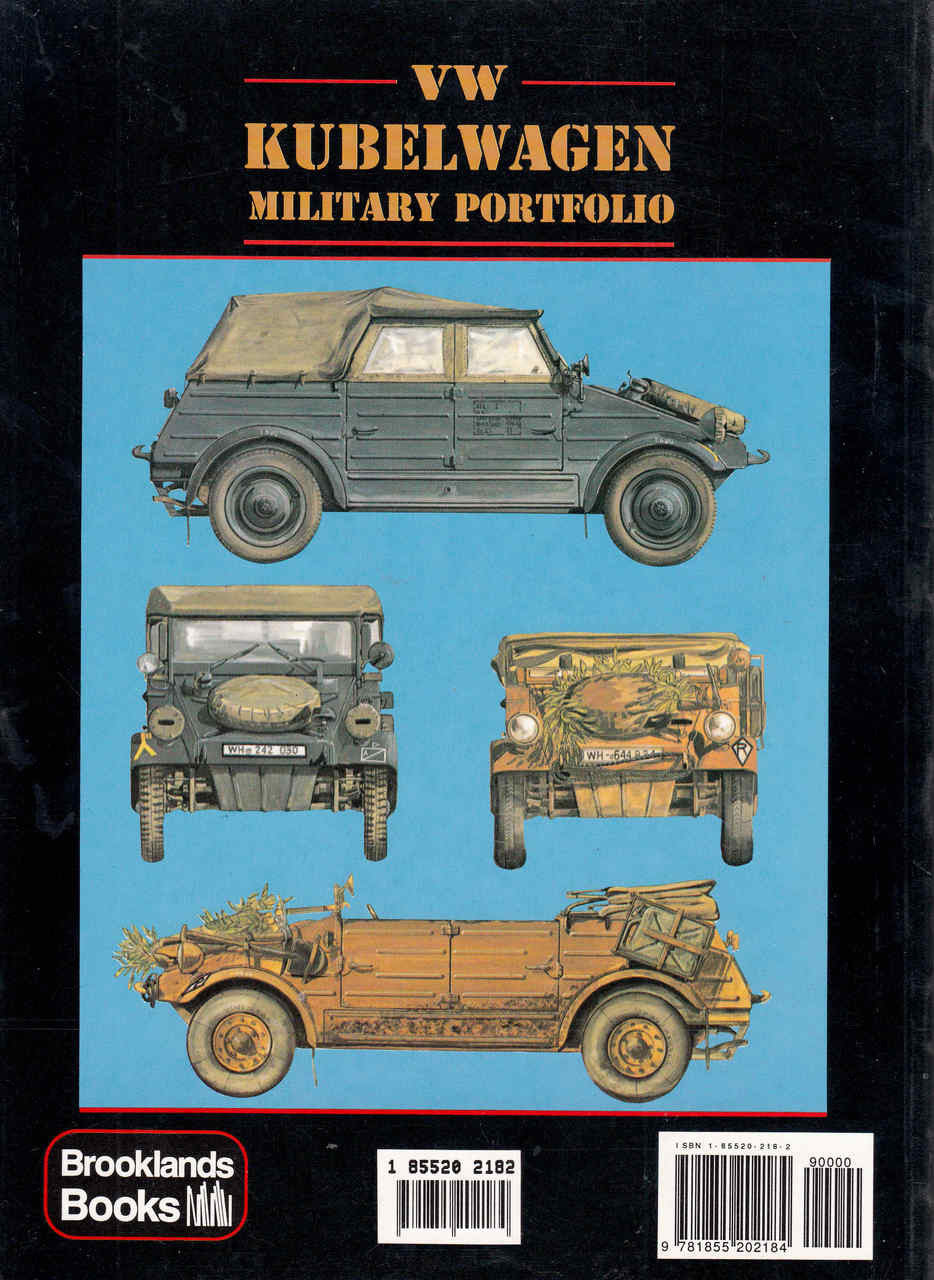 VW Kubelwagen Military Portfolio 1940 - 1990 (9781855202184) - back